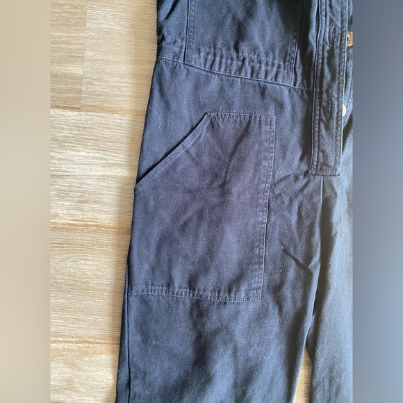 Navy blue jumpsuit with inside ties - Picture 2 of 4